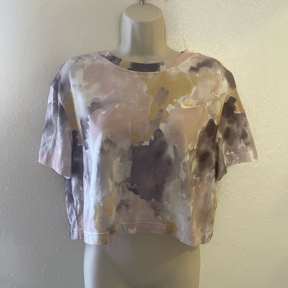 Nike Women's Multicolor Tie-Dye Top